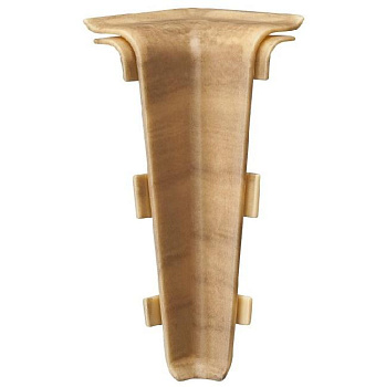 Угол внутренний для плинтуса ПВХ Arbiton Indo 70 07 Дуб Либерты 2 штуки